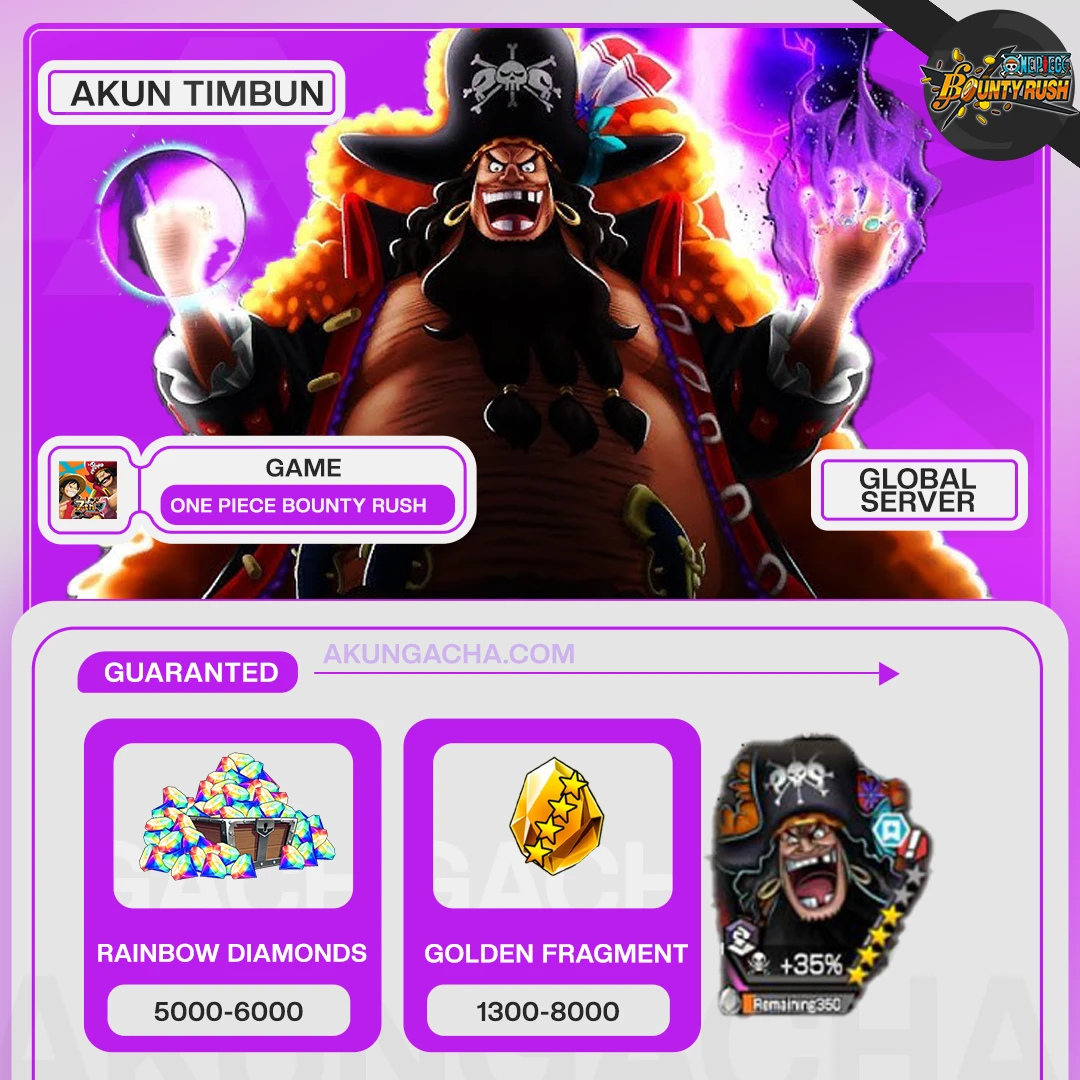 Akun Timbunan Extreme Blackbeard V2 - OPBR