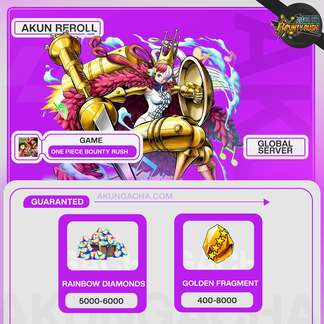 Akun Reroll One Piece Bounty Rush - Android