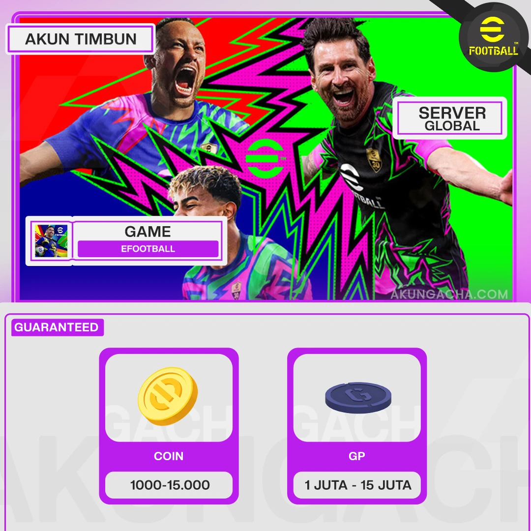 Akun Asset Coin Efootball Mobile - Android